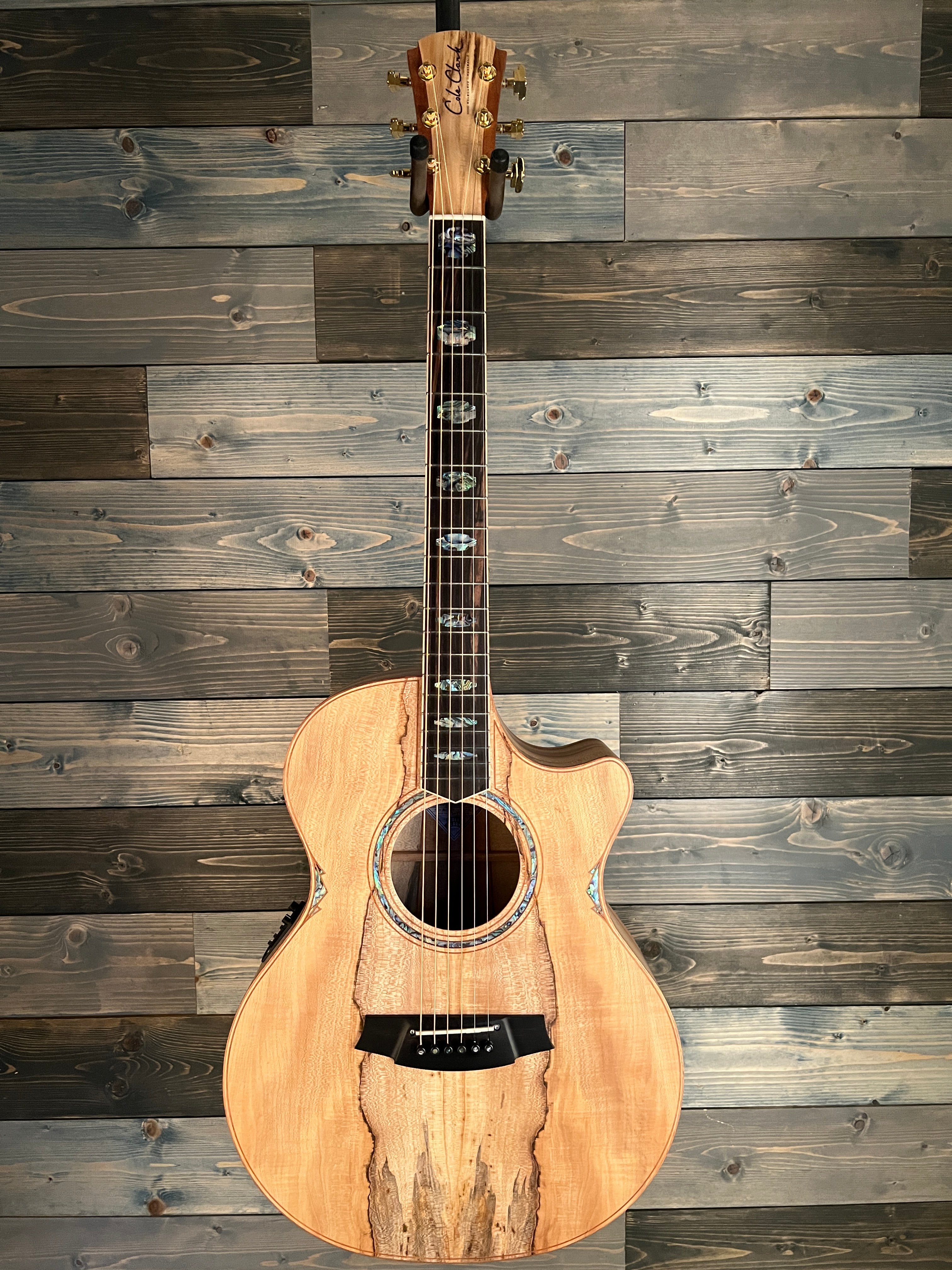 USED Cole Clark AN3EC-EMEM Grand Auditorium Acoustic - European Maple