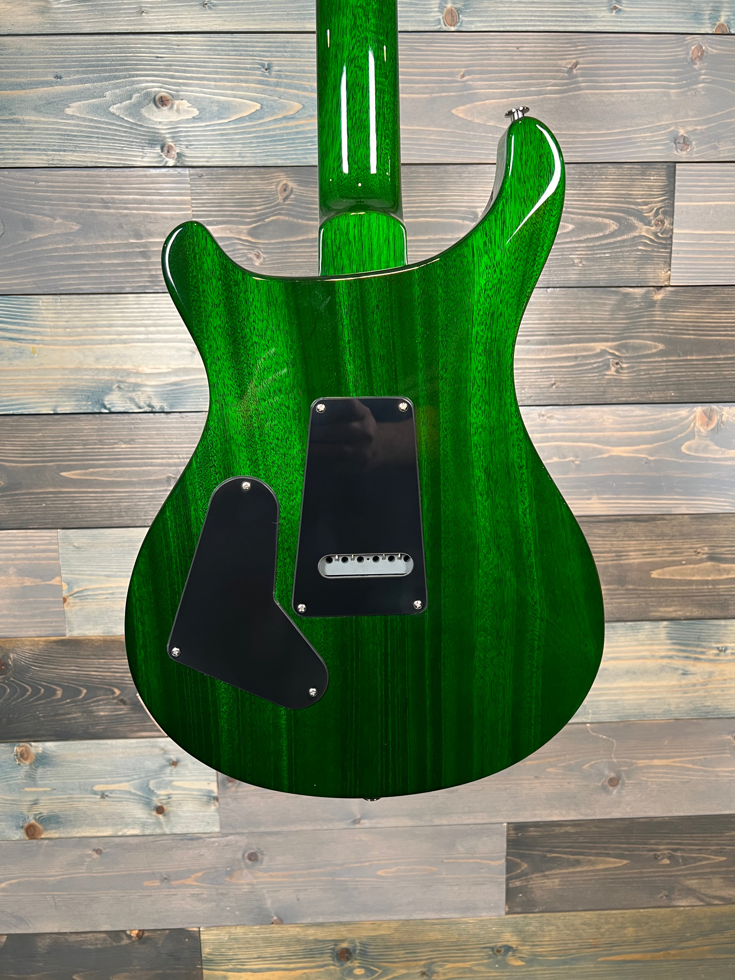 PRS S2 Custom 24 Electric Quilt Top - Faded Grey Black Green Burst