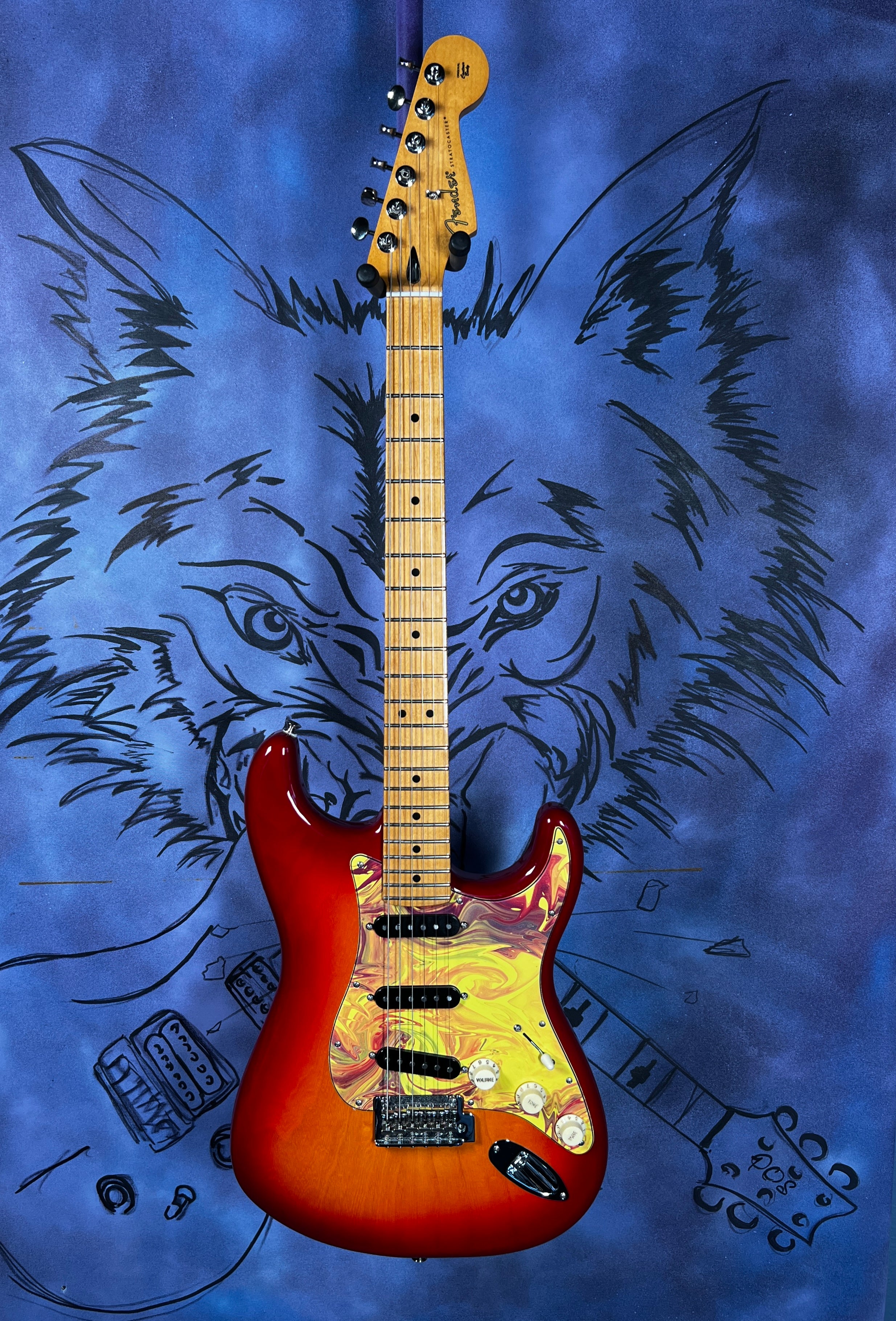 USED Fender Player ii Stratocaster - Aged Cherry Burst