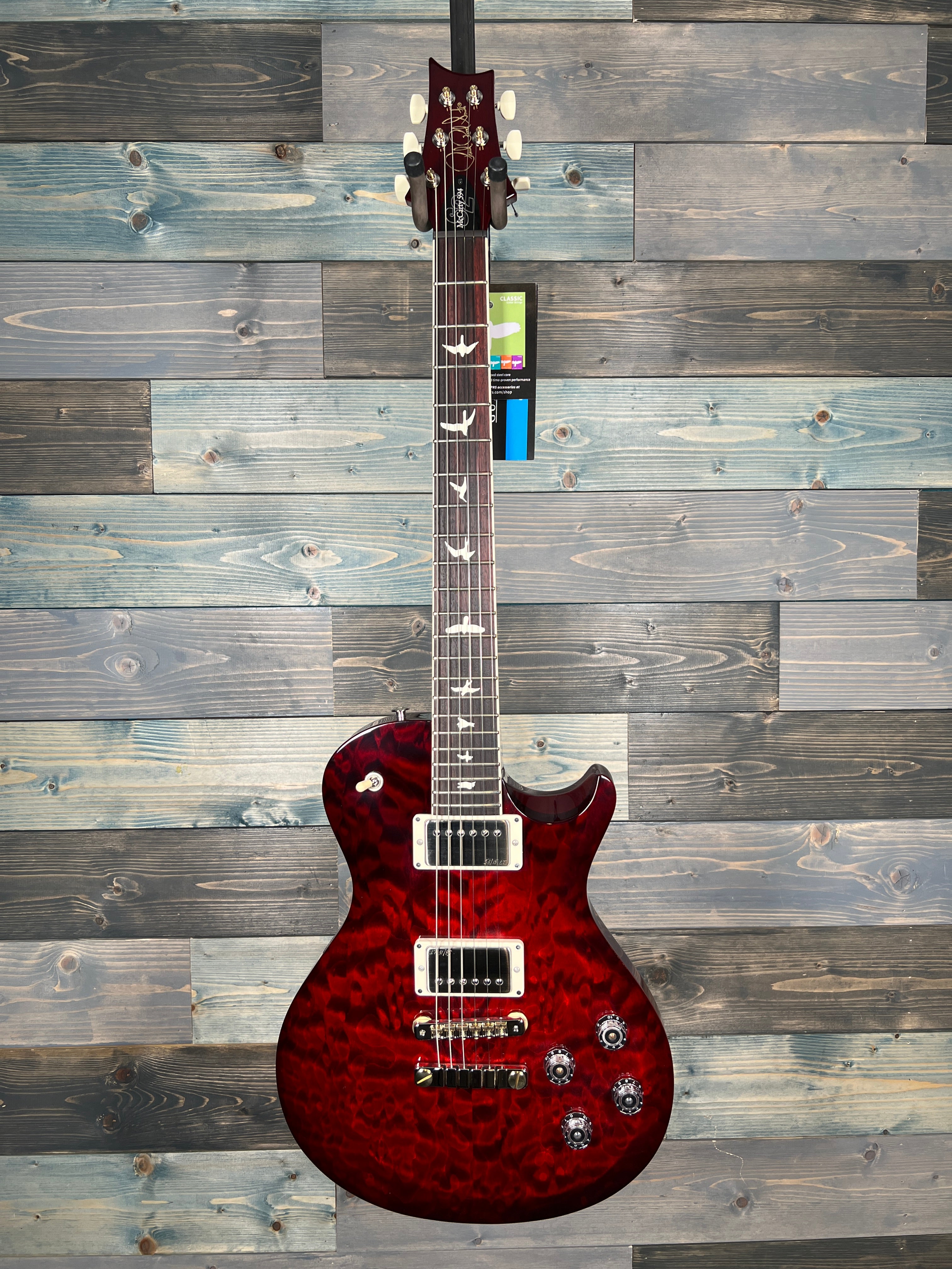 PRS S2 McCarty Singlecut 594 Electric - Fire Red Burst