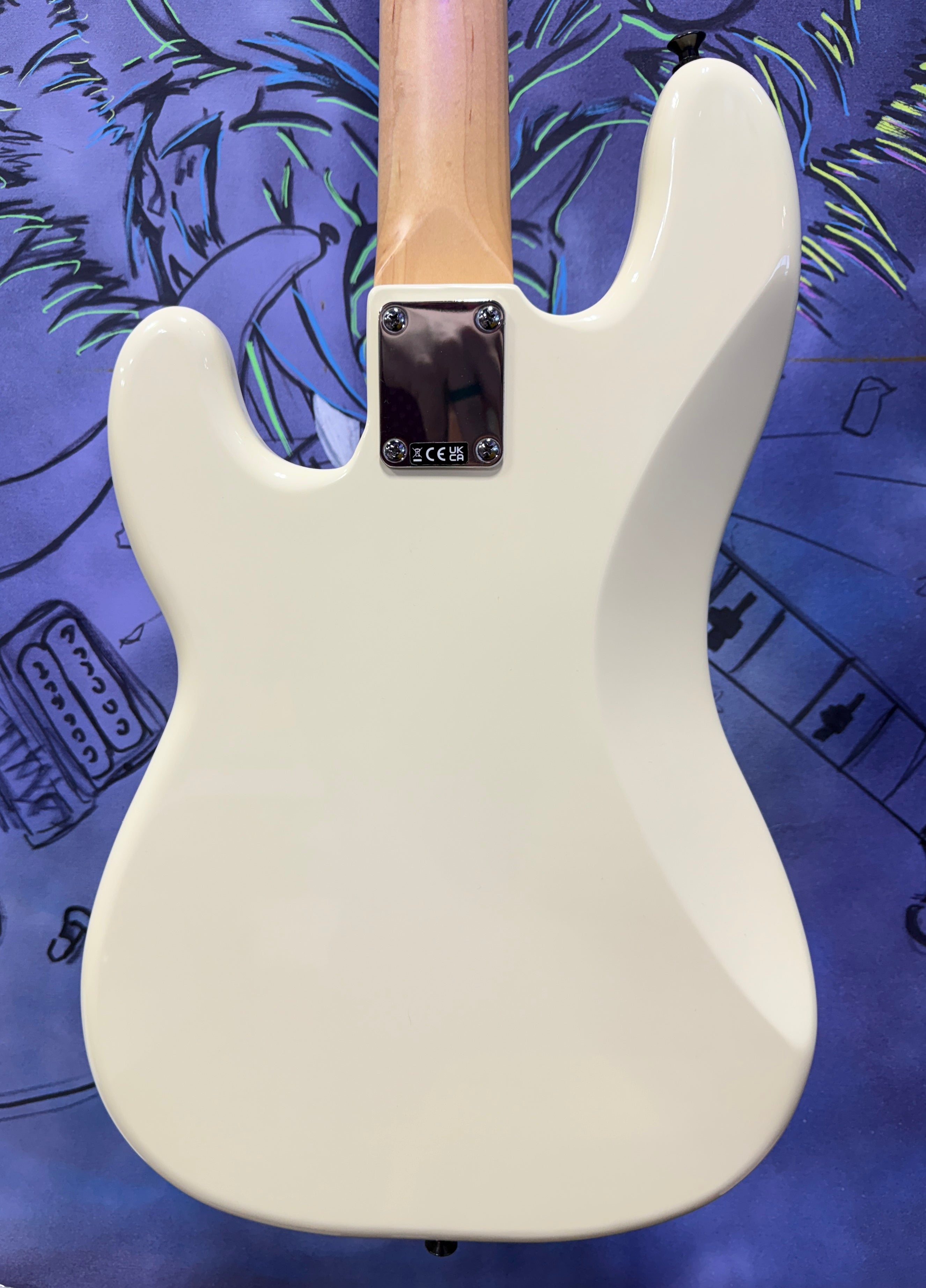 USED Fender Standard Precision Bass - Olympic White