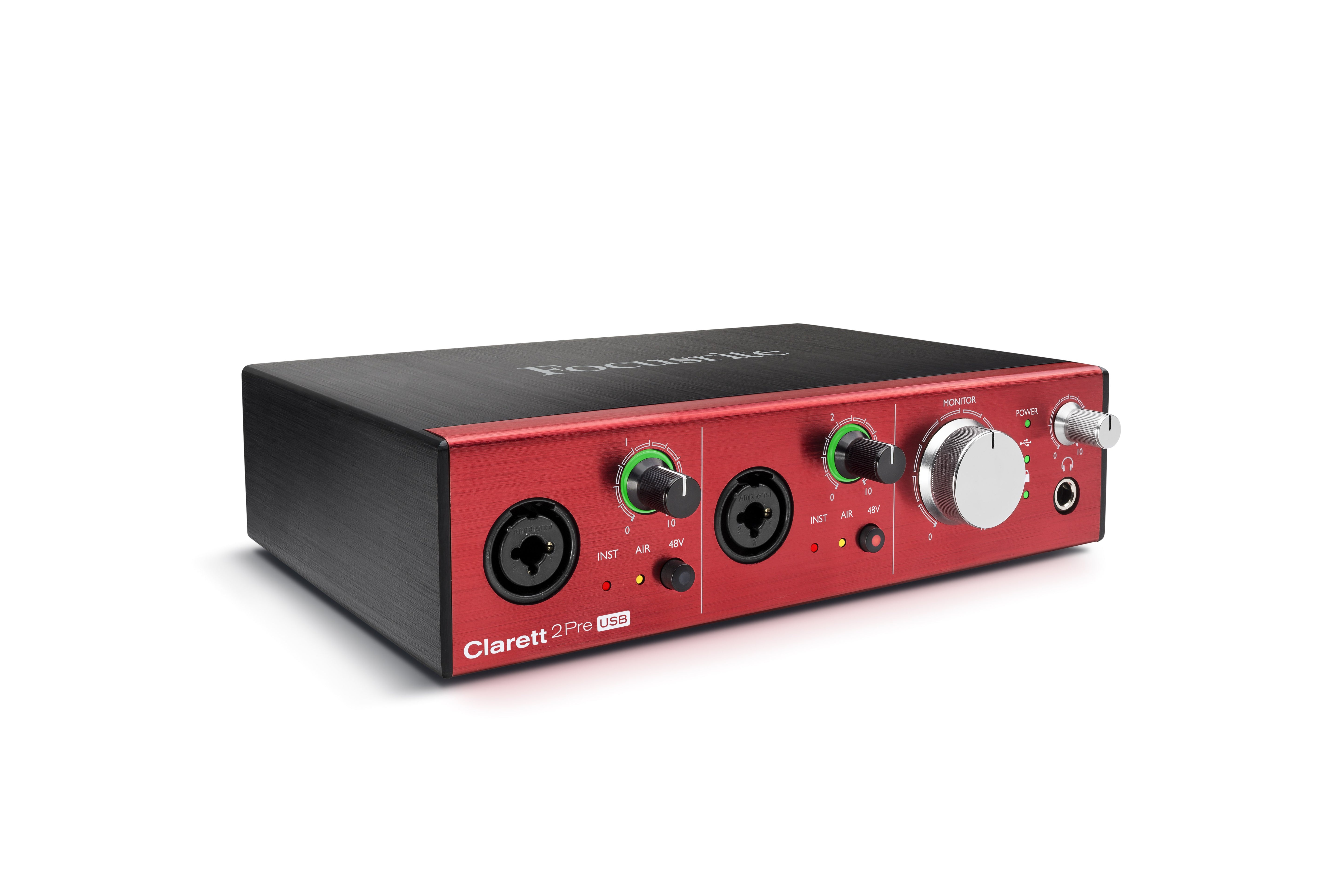 Focusrite Clarett 2Pre USB 10-In/4-Out Audio Interface