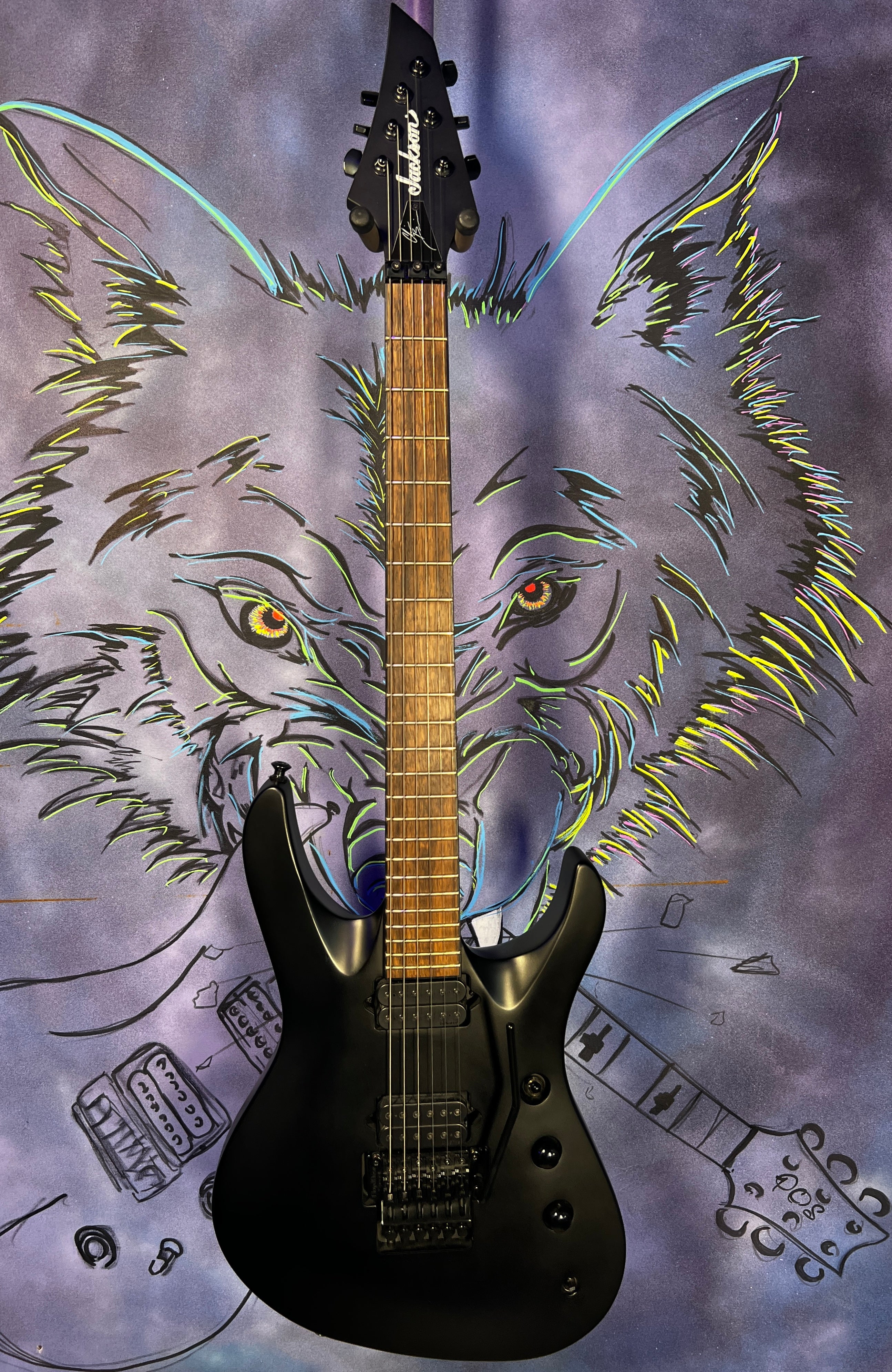 USED Jackson Chris Broderick Signature Soloist - Satin Black
