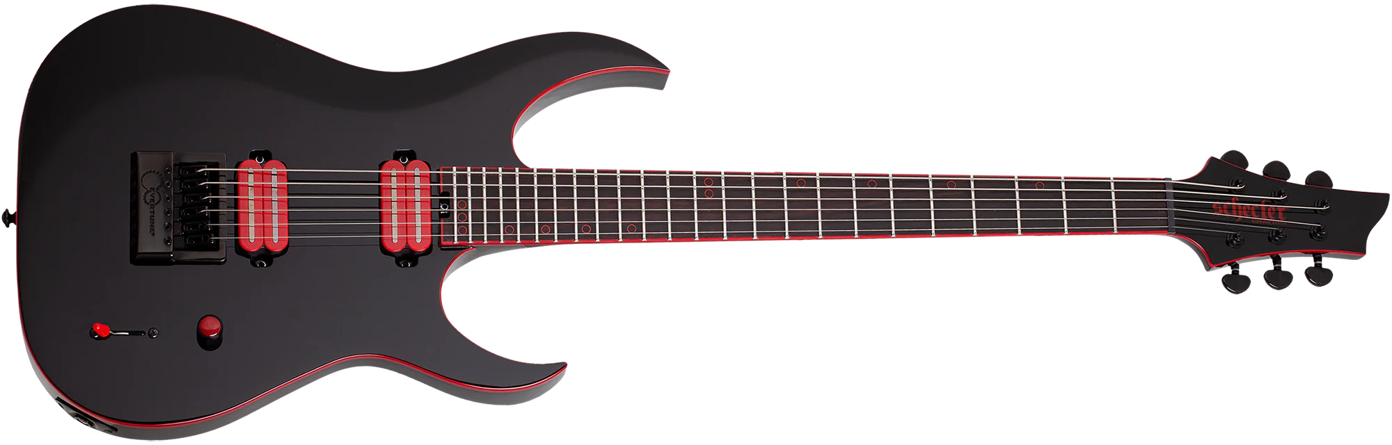 Schecter Sunset 6 Evertune Red Dawn - Black