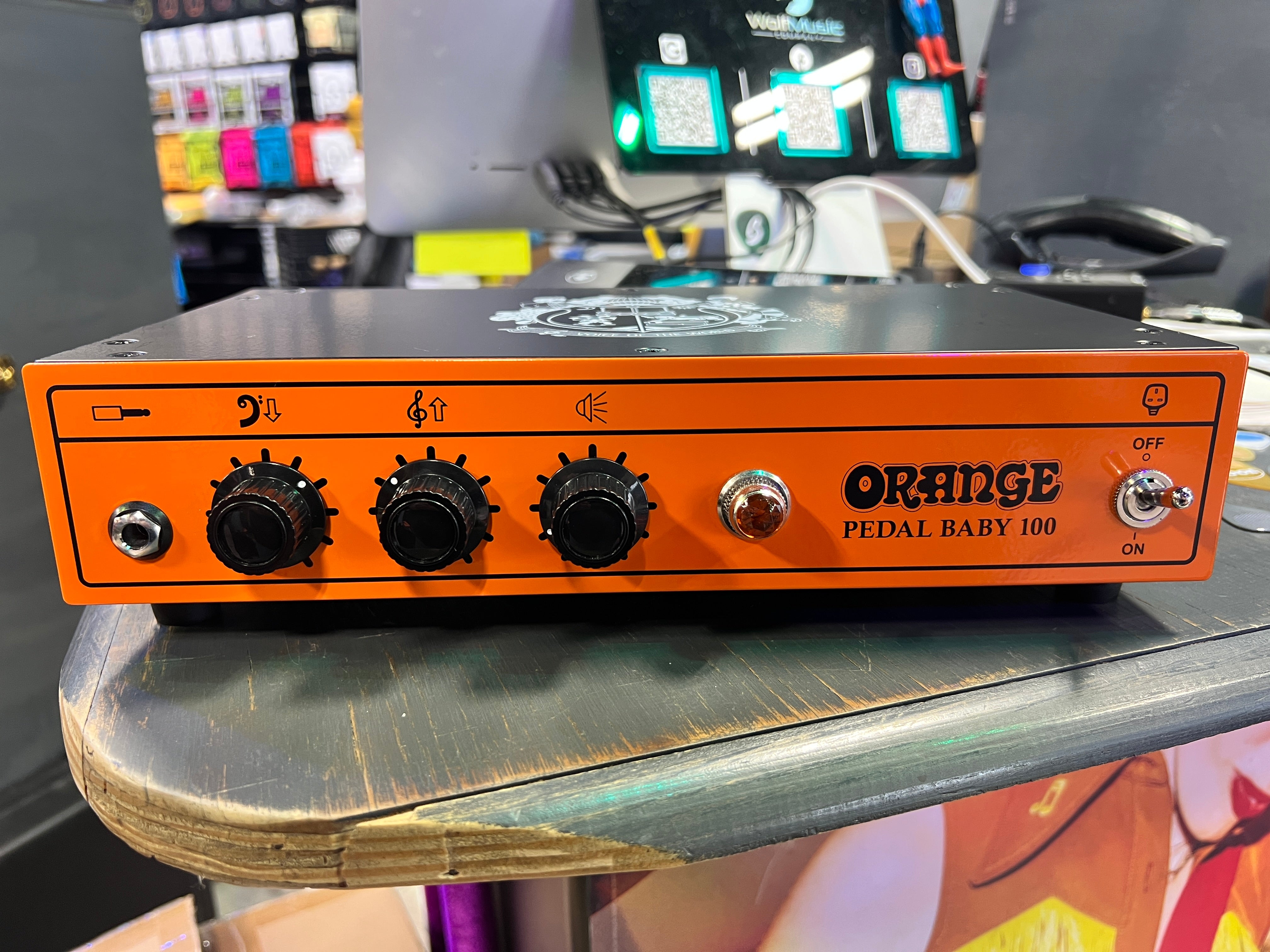 USED Orange Pedal Baby 100 power Amp