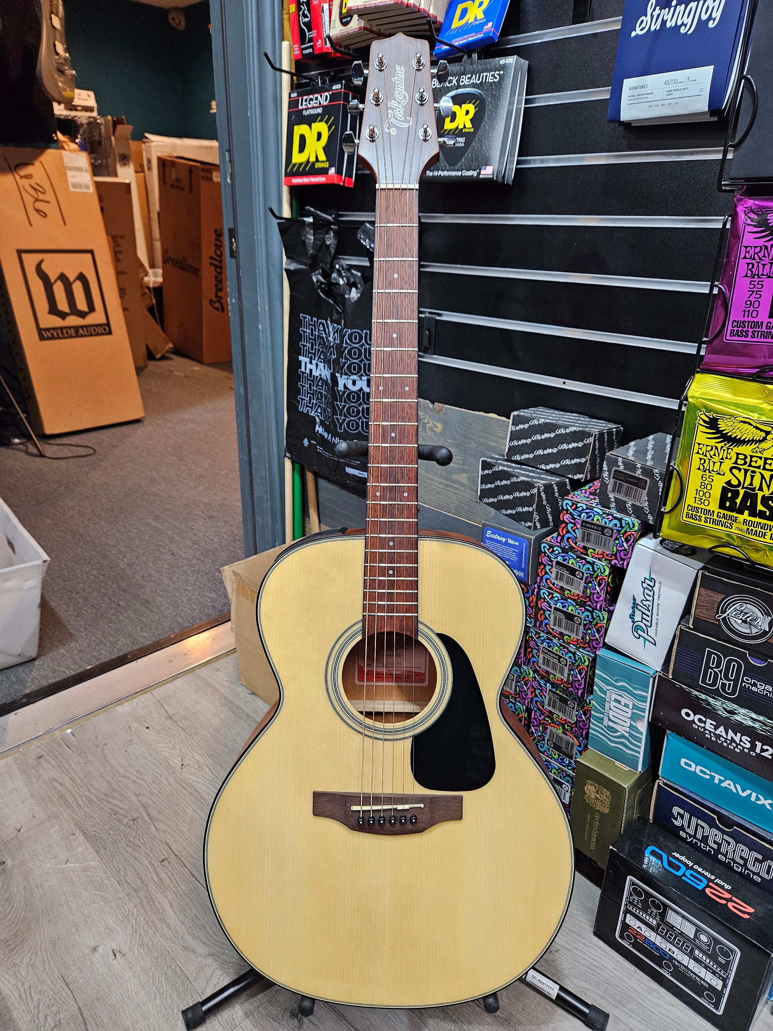 USED Takamine GLN12E Acoustic Guitar - Natural Satin