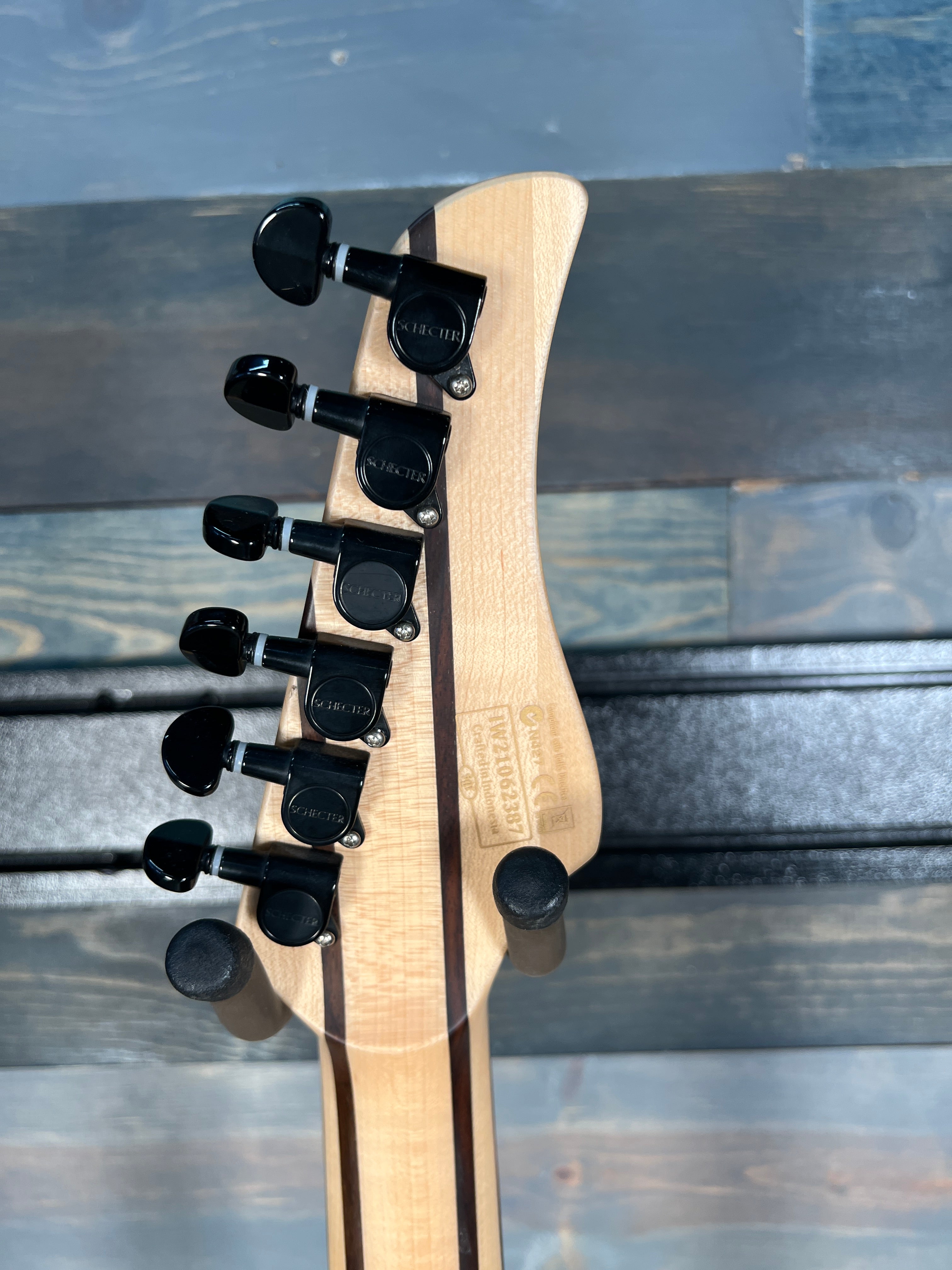 USED Schecter Rearper-6  - Charcoal Burst