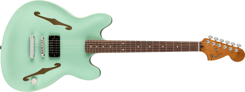 Fender Tom DeLonge Starcaster, Chrome Hardware, Satin Surf Green