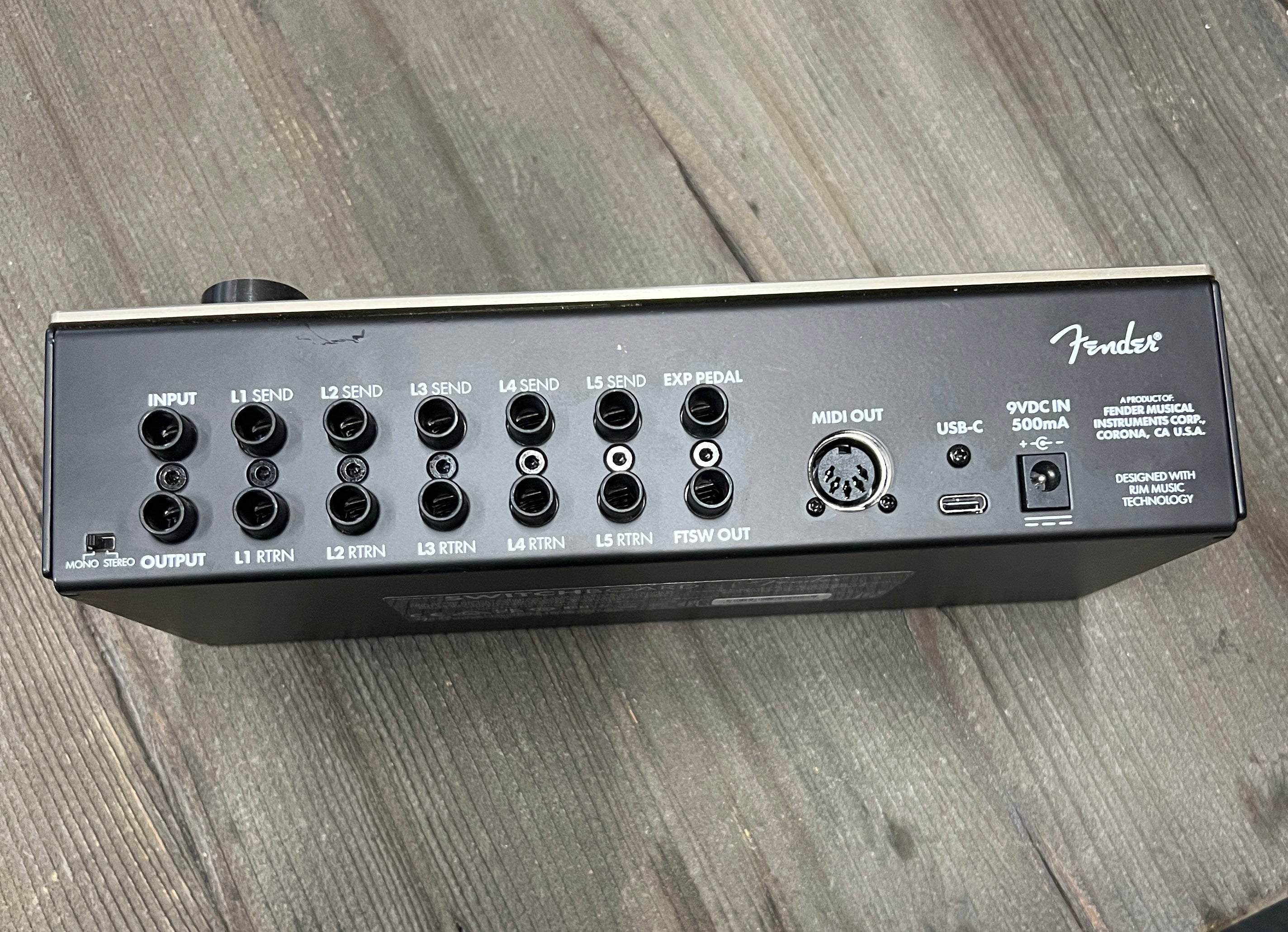 USED Fender SWITCHBOARD