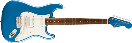 Fender Ltd Ed Classic Vibe '60s Stratocaster HSS, Parchment Pickguard, Matching Headstock, Lake Placid Blue