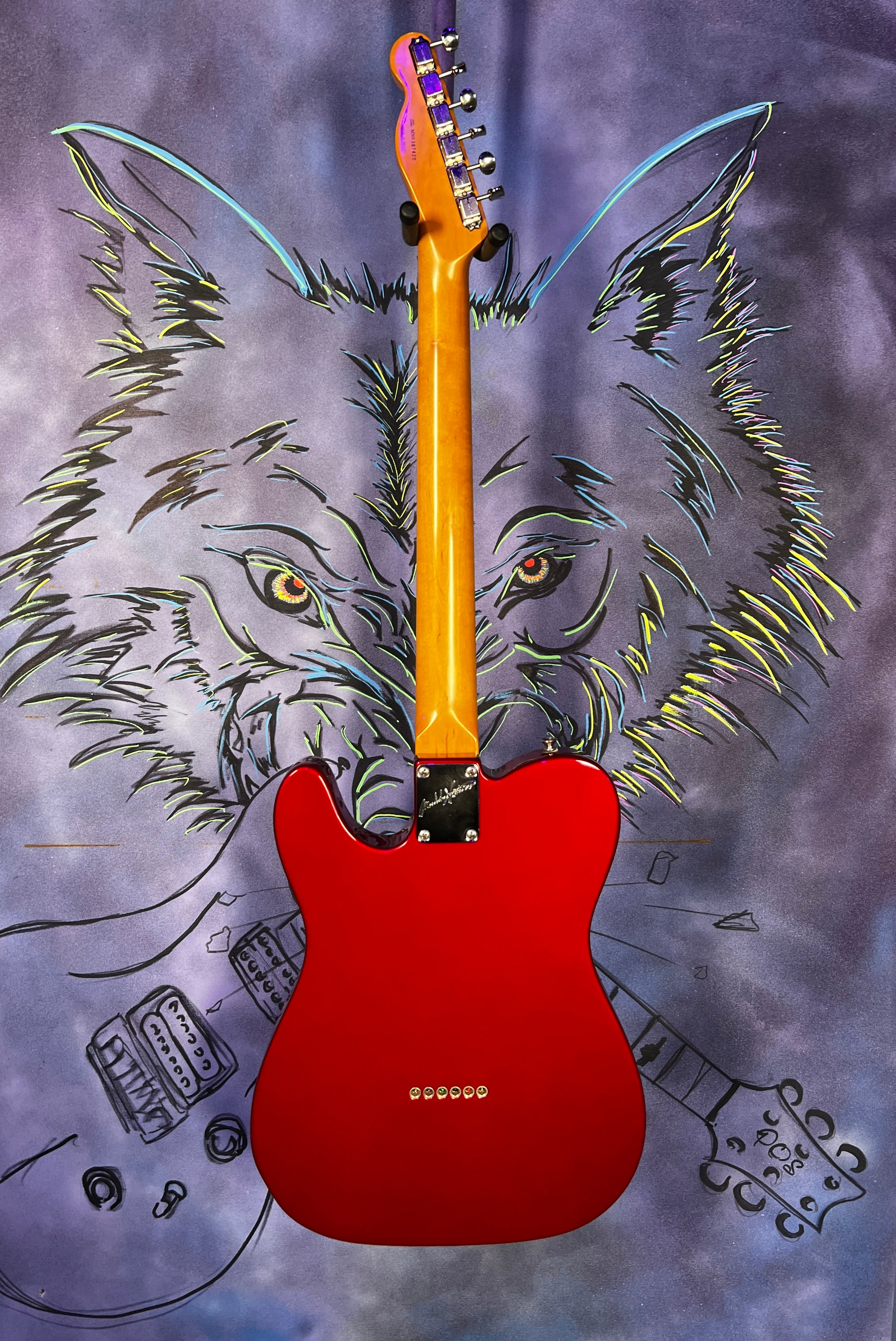 USED Fender Muddy Waters Signature Telecaster - Metallic Red
