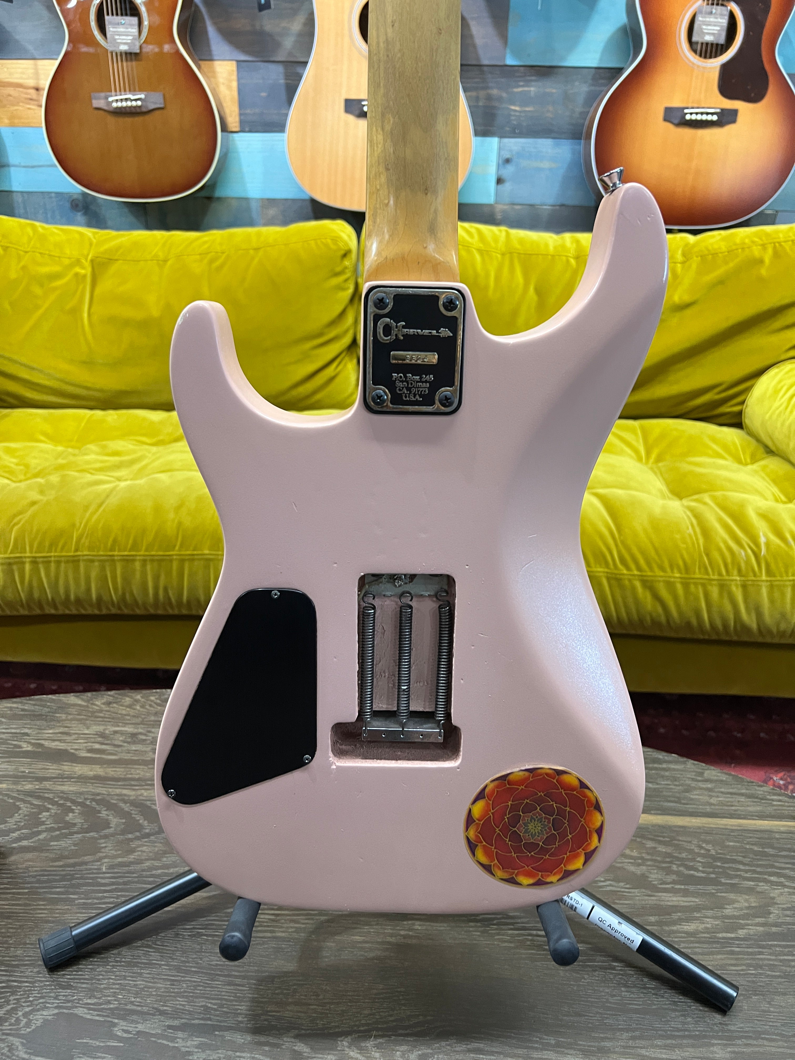 USED Pink Partscaster, Maple neck, Alder body, Floyd Rose, Seymour Duncan