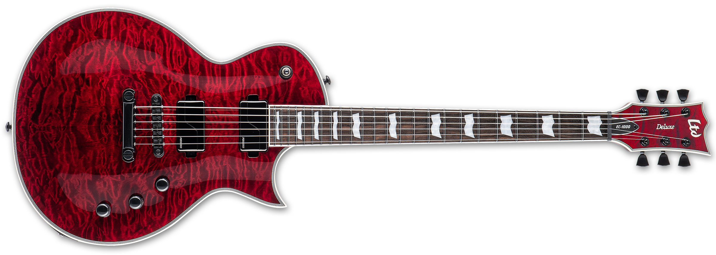 ESP LTD EC-1000 Quilted Maple Electric - See Thru Black Cherry