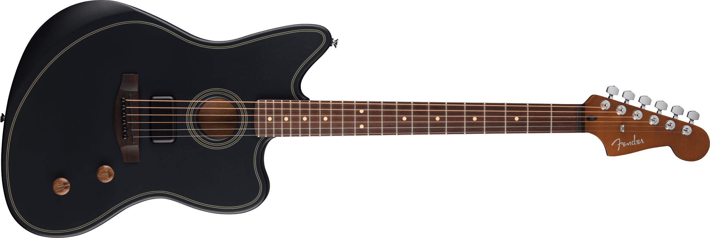 Fender Acoustasonic Standard Jazzmaster - Black