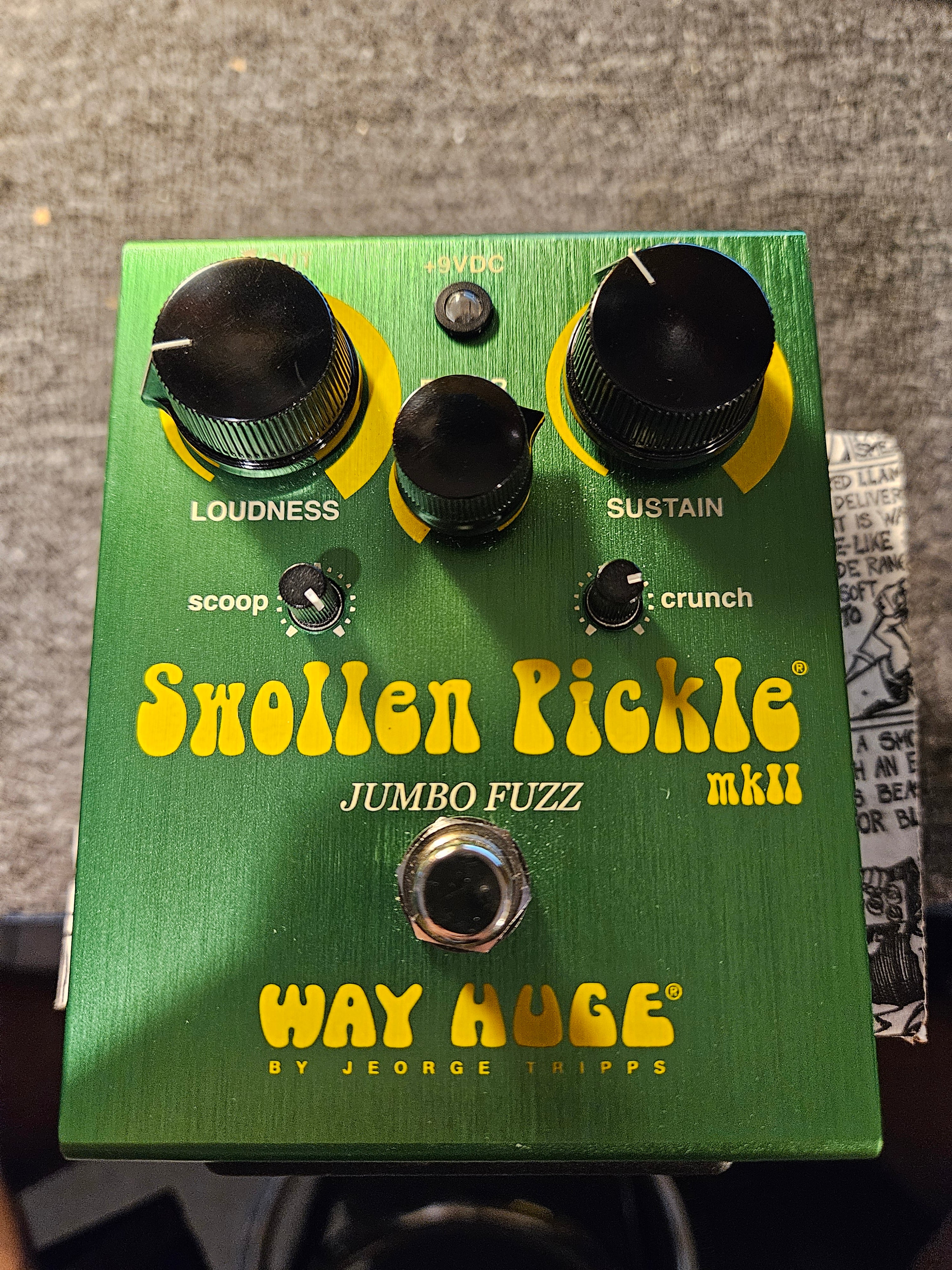 USED Way Huge Electronics Swollen Pickle MKII Fuzz Effect Pedal