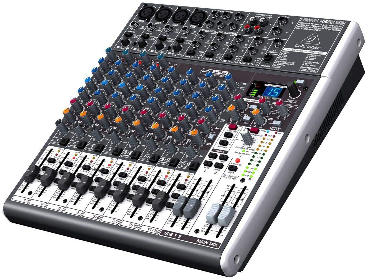 USED Behringer Xenyx X1622USB Mixer with USB and Effects