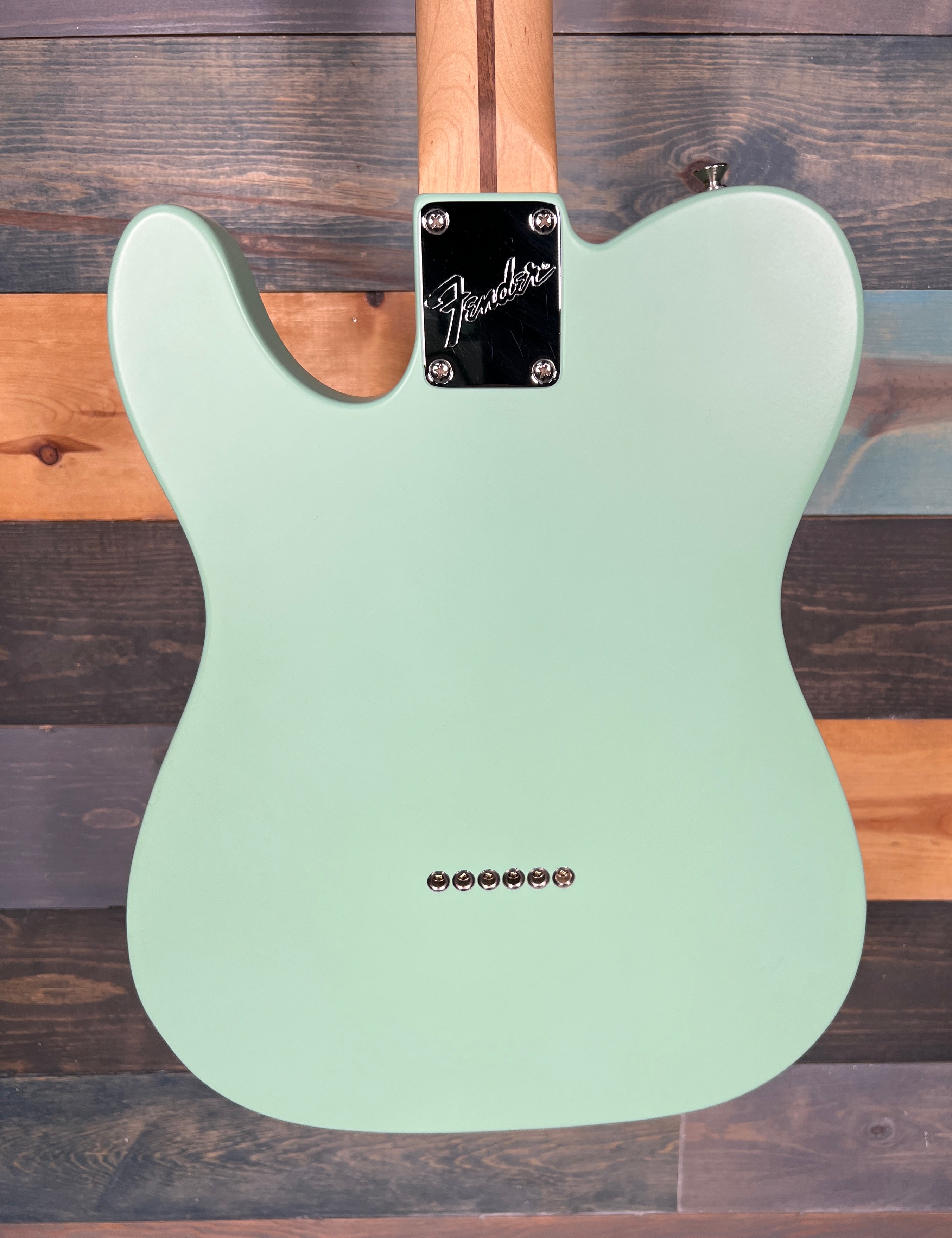 USED Fender American Performer Telecaster Hum - Satin Seafoam Green