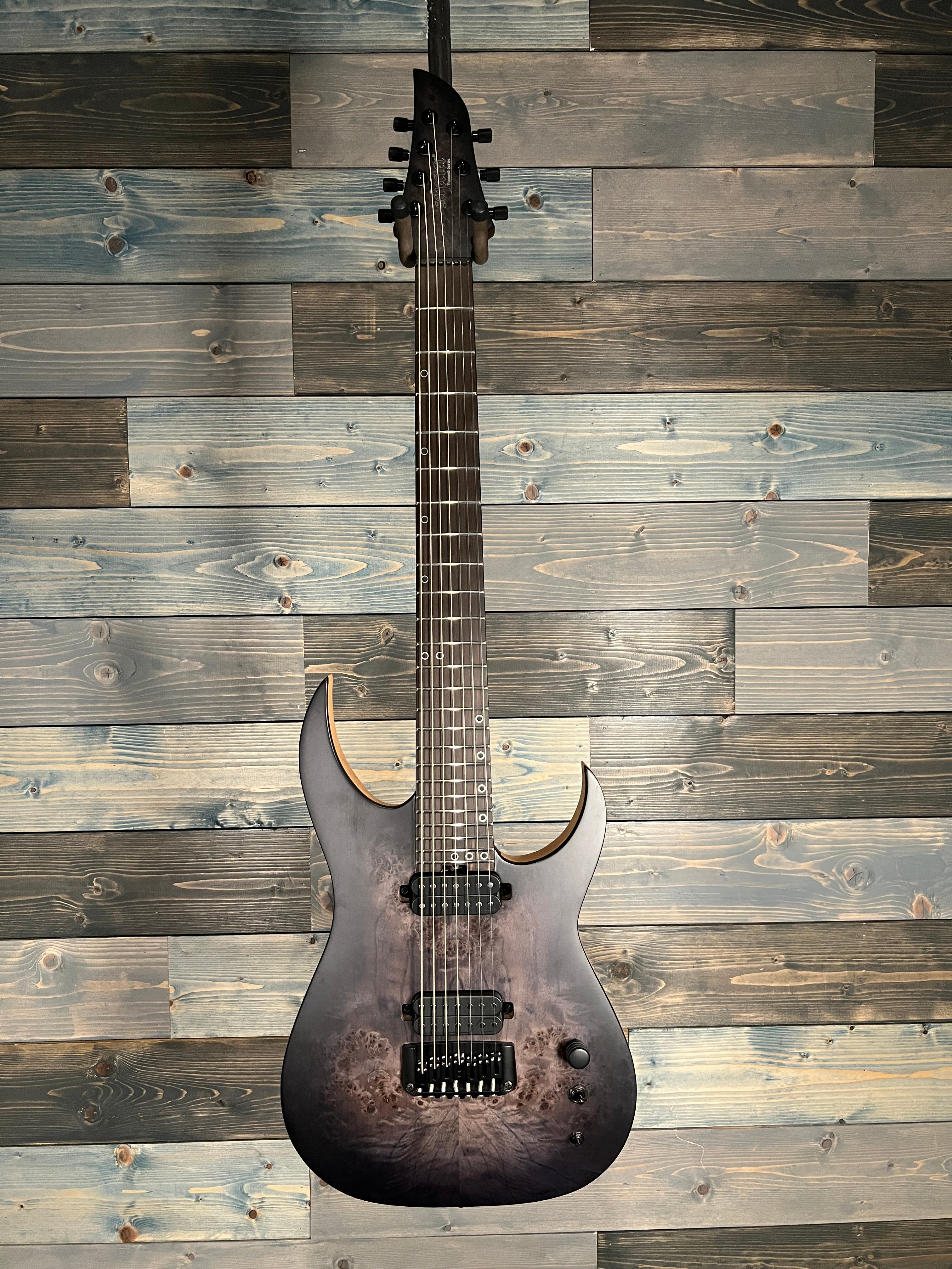 USED Schecter KM-7  MKIII Artist Trans Black Burst
