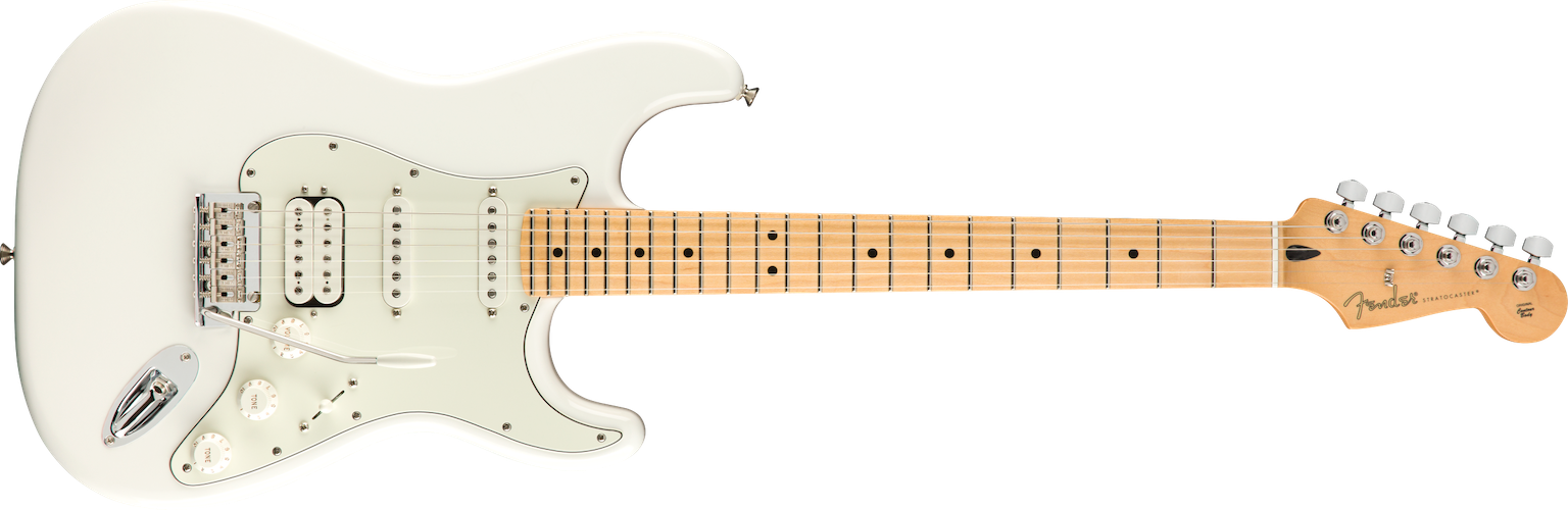 Fender Player Stratocaster HSS, Maple Fingerboard, Polar White