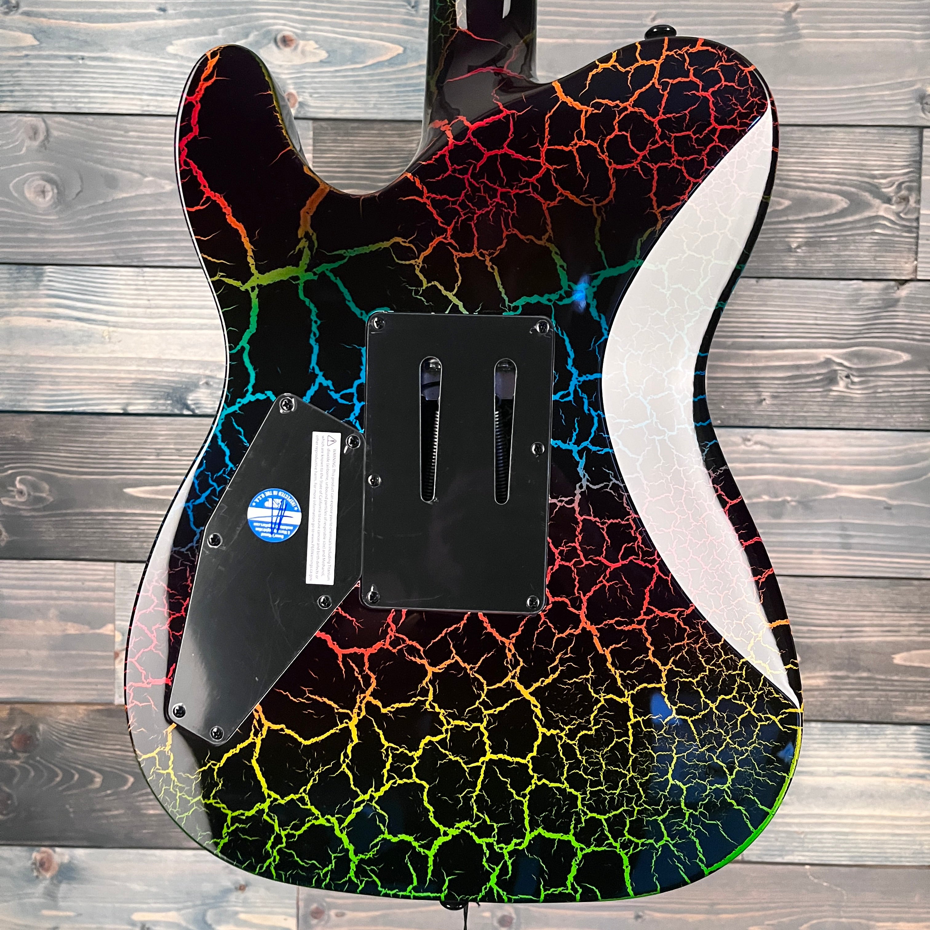 ESP LTD Eclipse '87 Electric - Rainbow Crackle