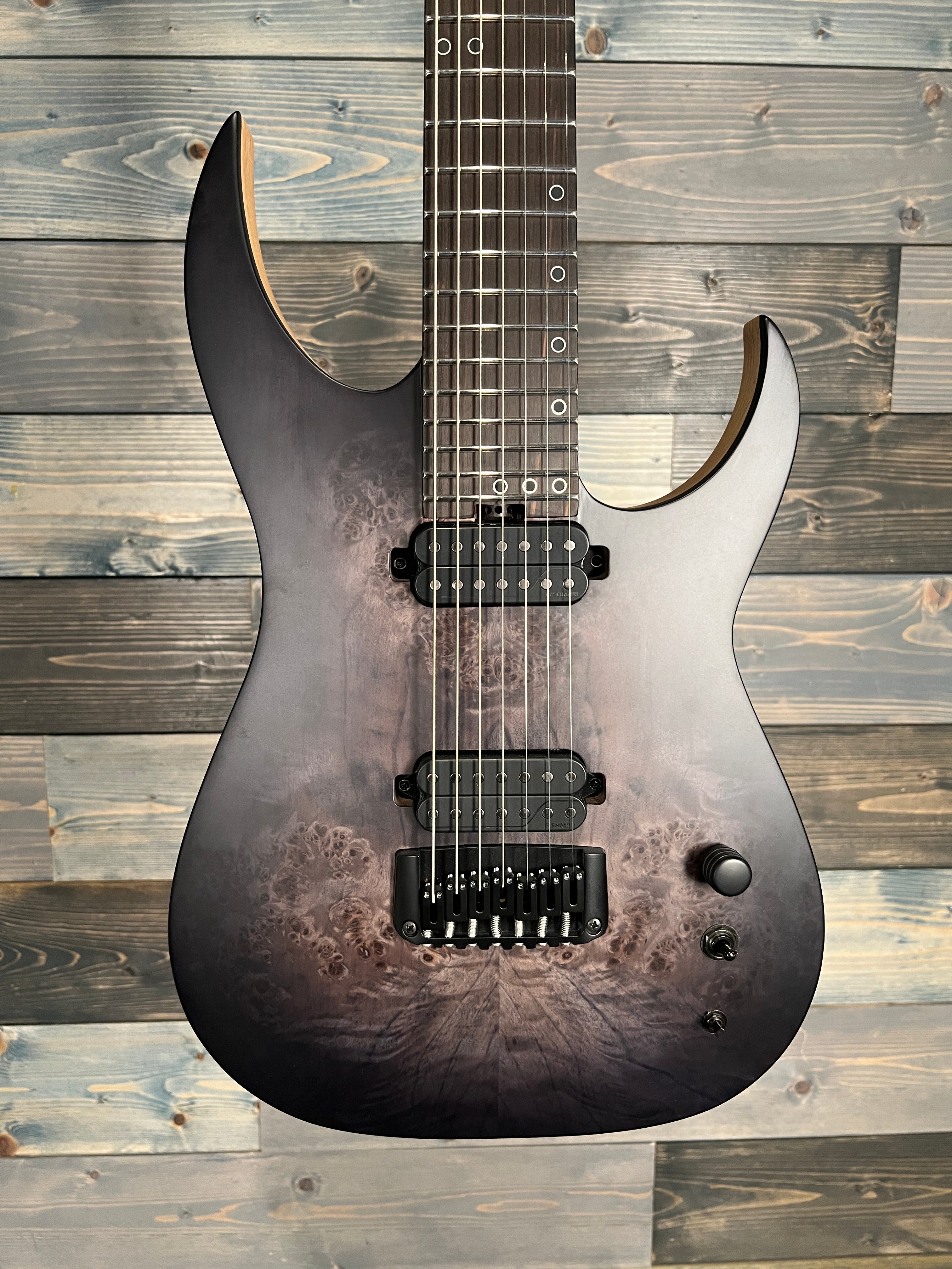 USED Schecter KM-7  MKIII Artist Trans Black Burst