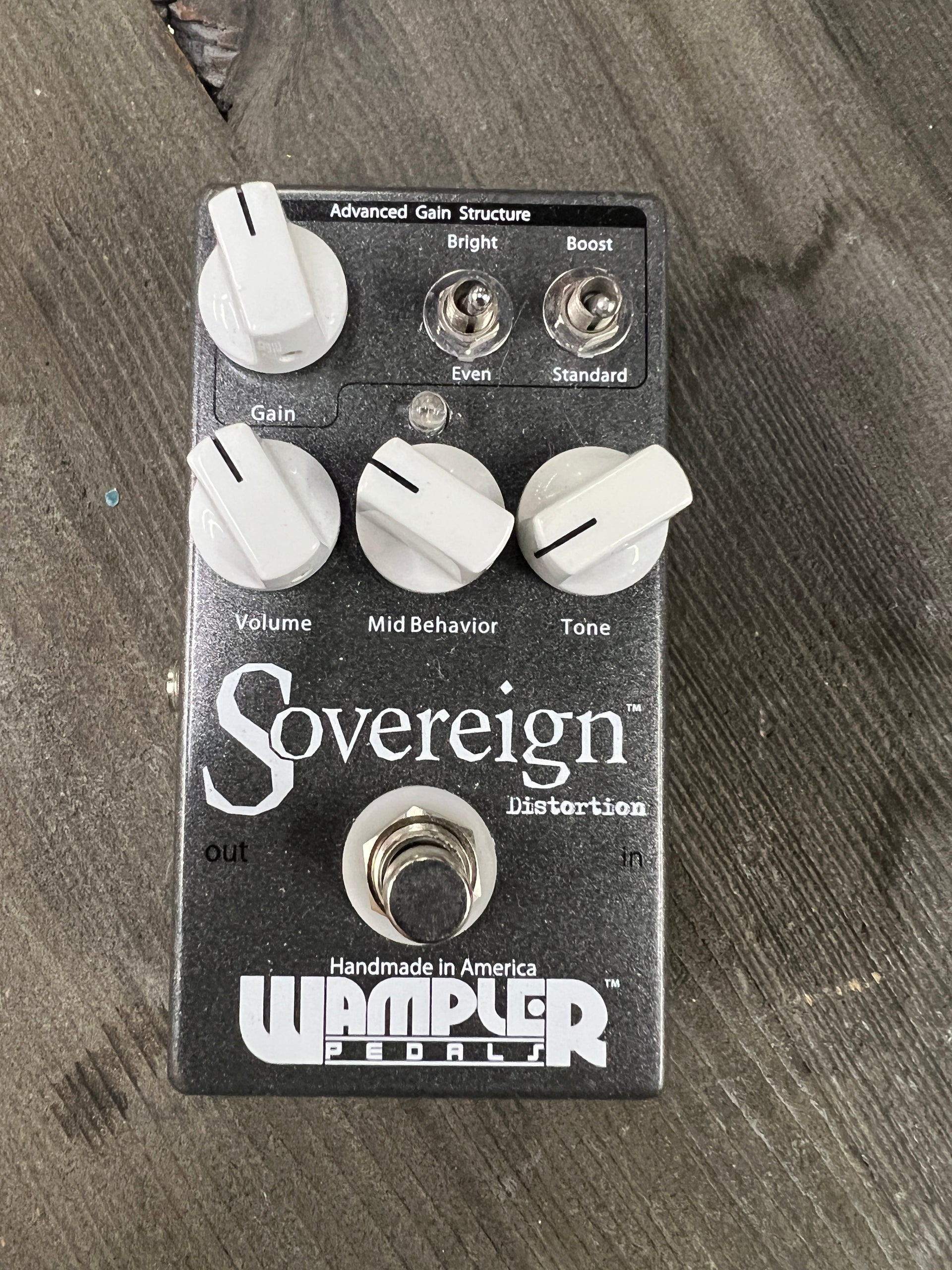 wampler sovereign distortion pedal USED Wampler Sovereign Distortion