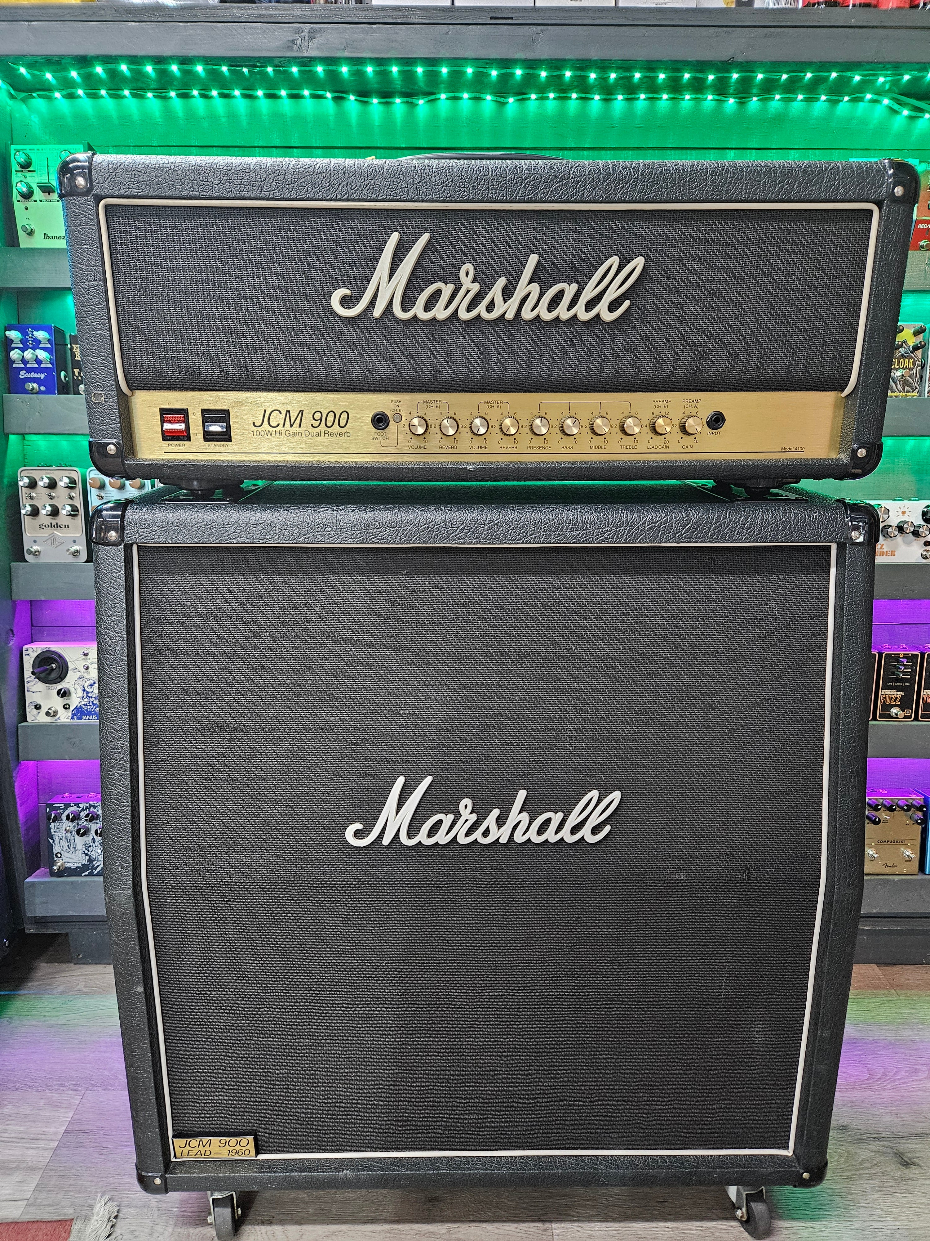 USED Marshall JCM900 4100 100-Watt Head / 1960A Half Stack