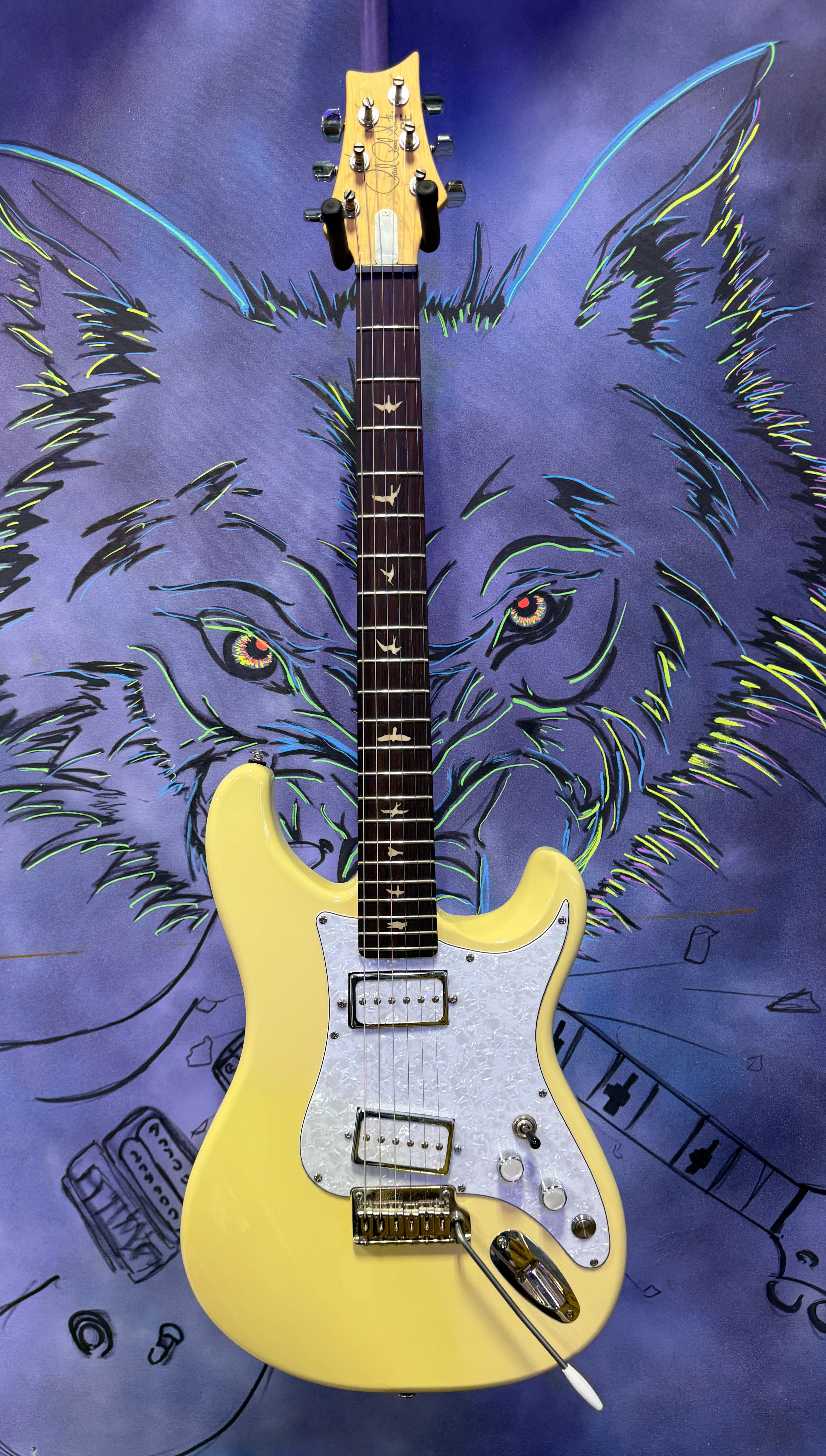 USED PRS Silver Sky SE with Custom P90's - Cream