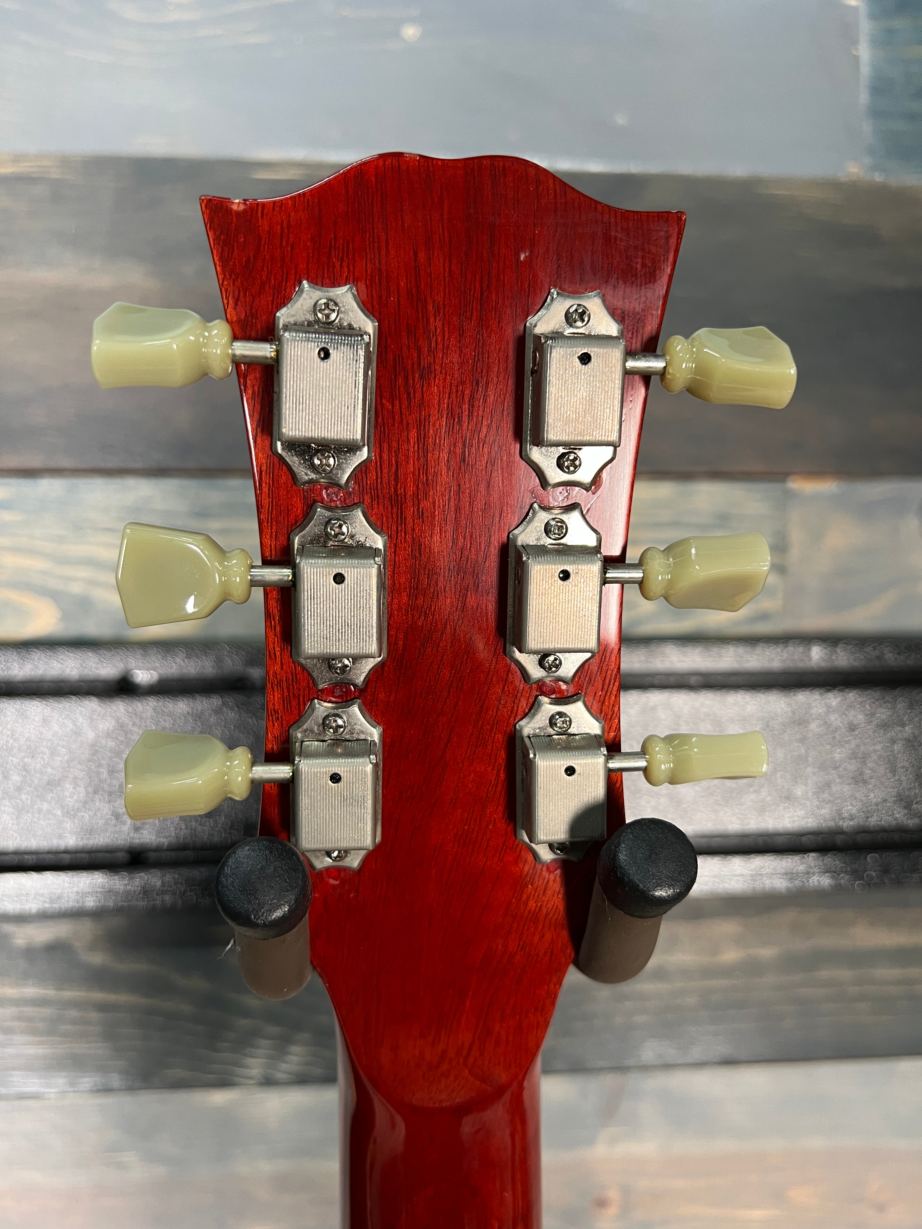 USED Crook Custom Guitars Les Paul - Washed Cherry