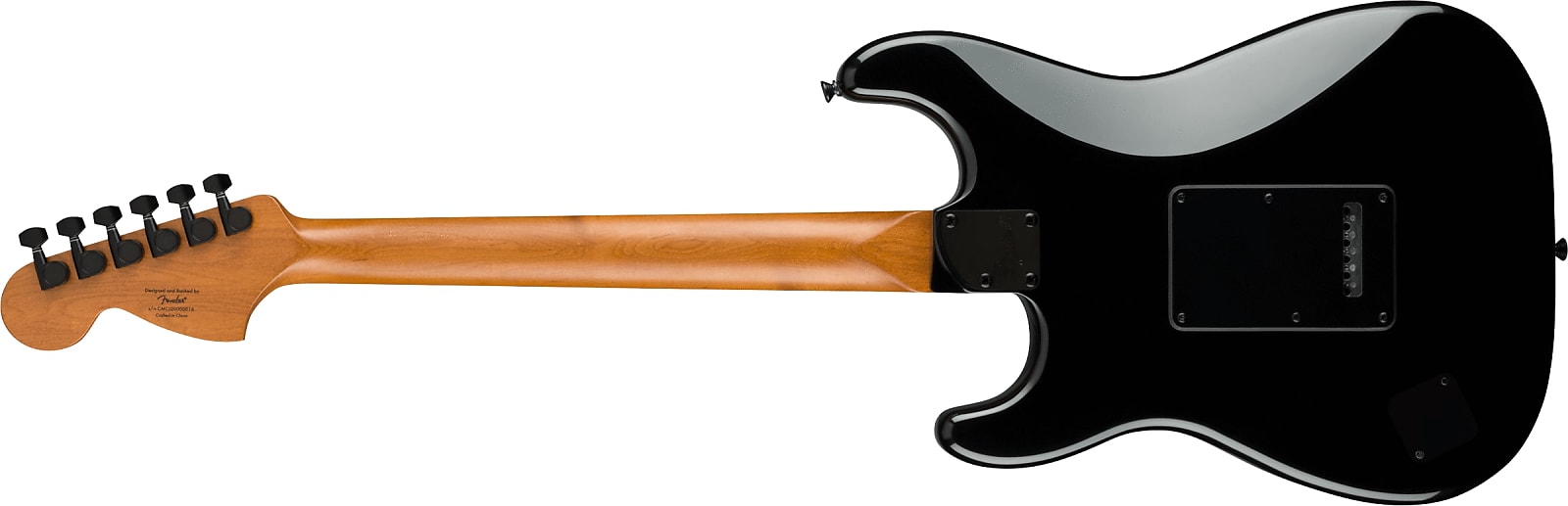 Fender Squier Contemporary Stratocaster Special Silver Anodized Pickguard, Black