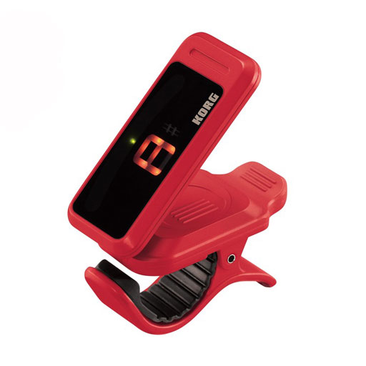 Korg Pitchclip PC-1 Clip-on Chromatic Tuner - Red
