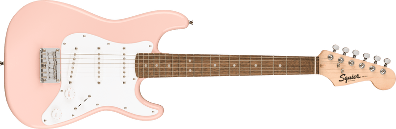 Fender Squier Mini Stratocaster, Laurel Fingerboard, Shell Pink