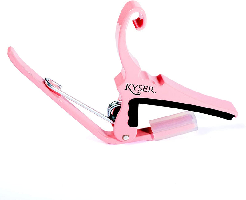 Kyser 6 String Quick Change Acoustic Guitar Capo - Pink