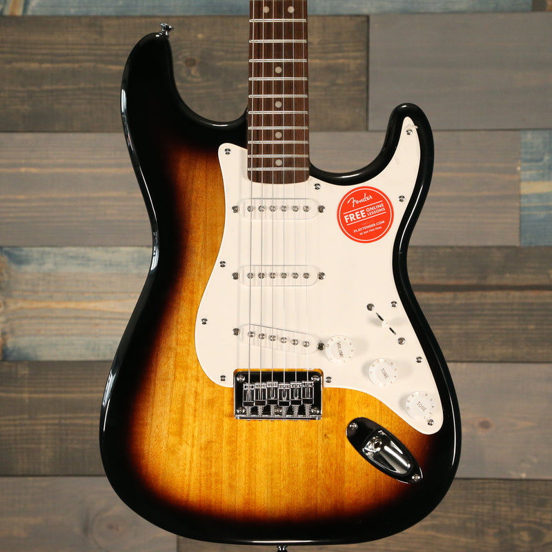 Fender Squier Bullet Stratocaster Hard Tail Laurel Fingerboard Brown Sunburst