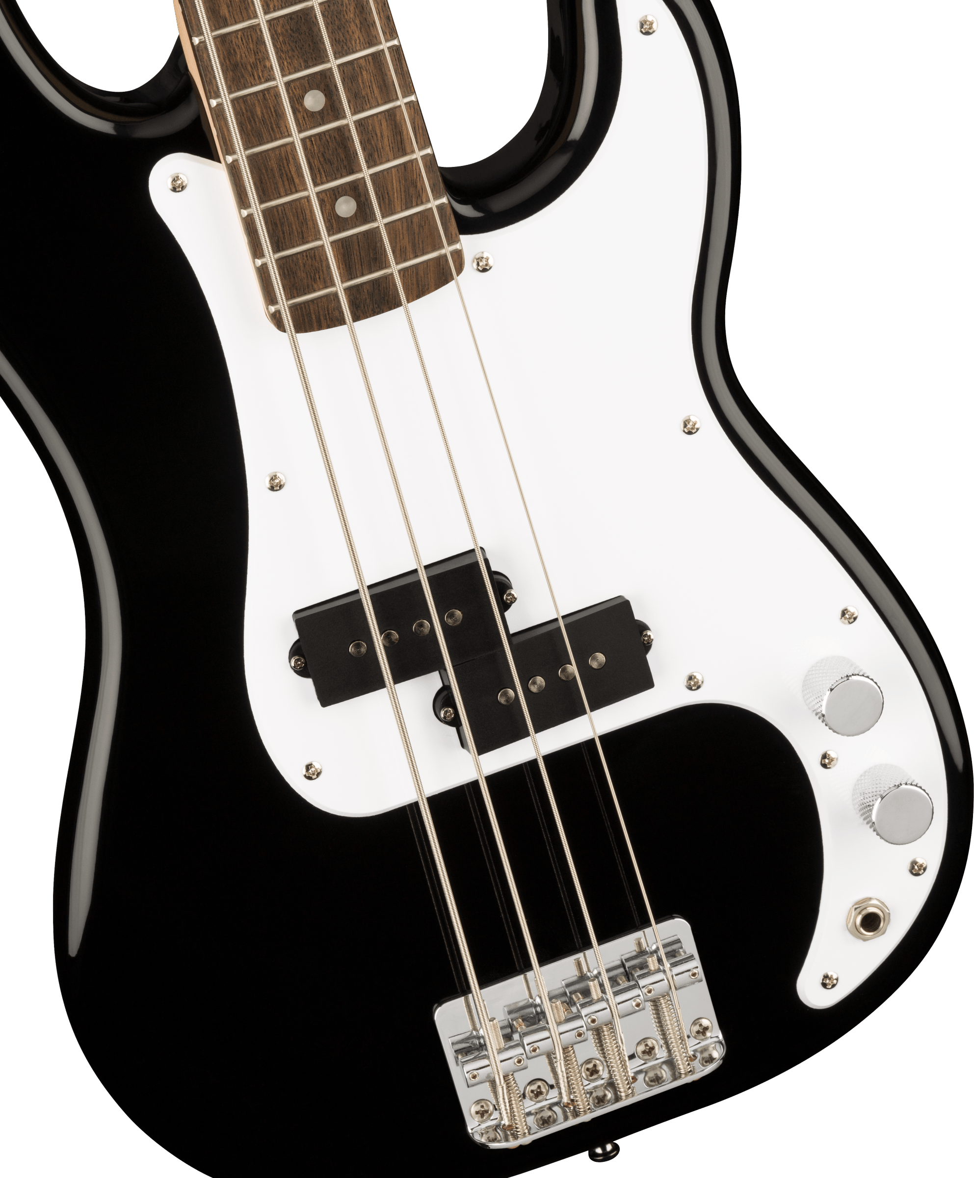 Fender Squier Mini P Bass, Laurel Fingerboard, Black