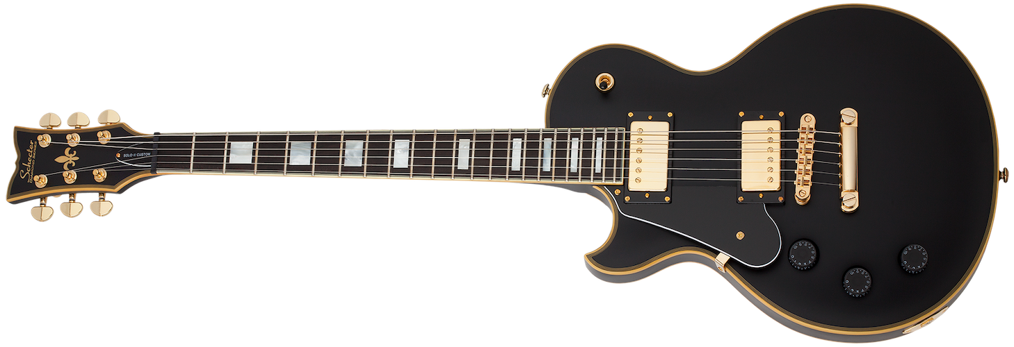 Schecter 662 Solo II Custom LH Electric Guitar - Aged Black Satin