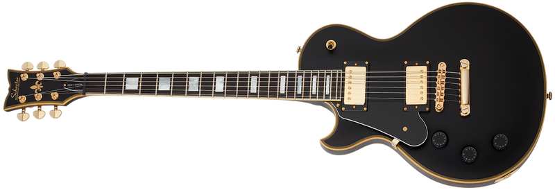 Schecter 662 Solo II Custom LH Electric Guitar - Aged Black Satin