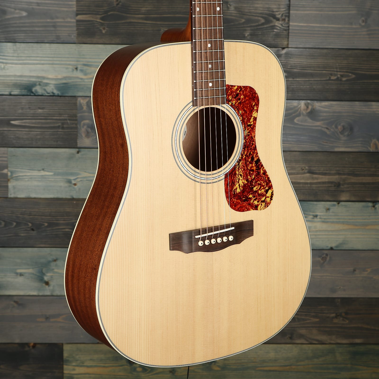 Guild D-240E Dreadnought Acoustic Guitar - Natural Satin