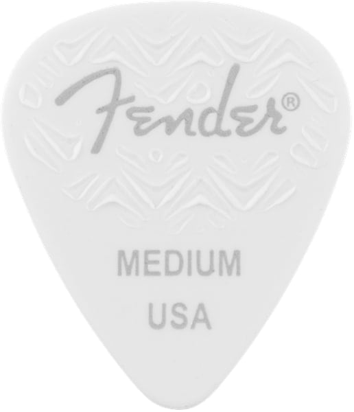 Fender 351 Shape, White, Medium (6)