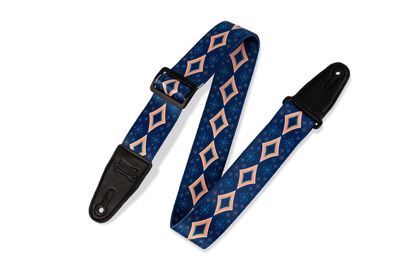 Levy's MP2SLD-004 2" Guitar Strap - Blue