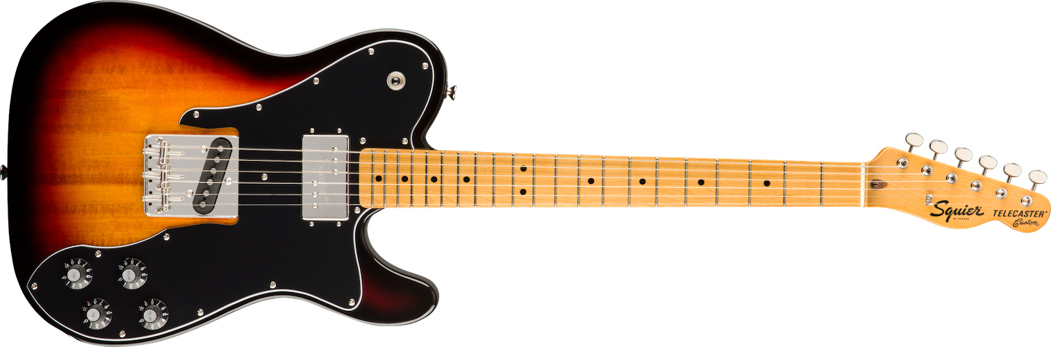 Fender Squier Classic Vibe '70s Telecaster Custom Maple FB 3-Color Sunburst