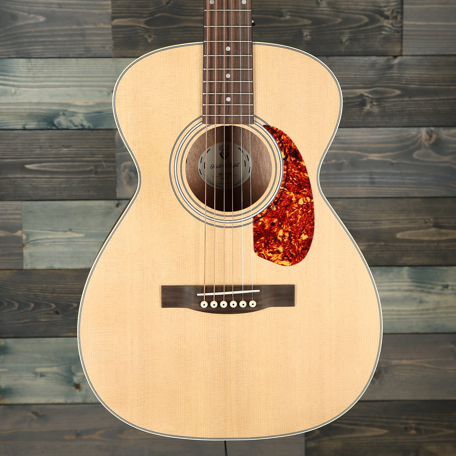 Guild M-240E Acoustic Guitar - Natural Satin