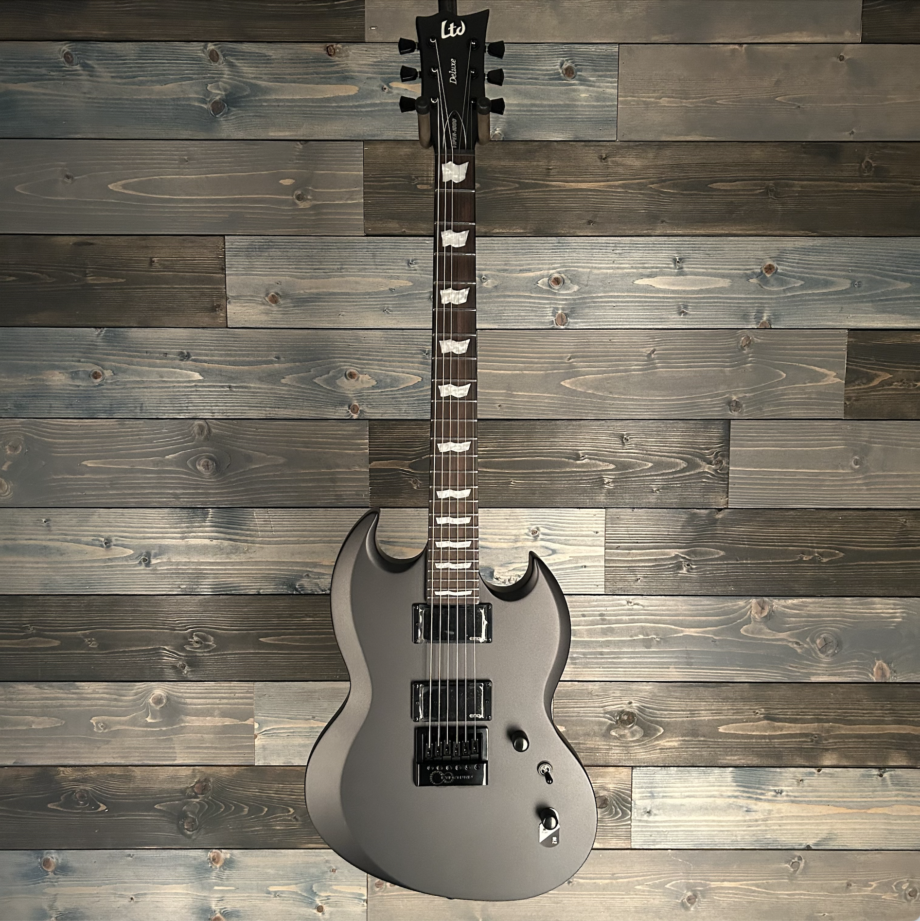 ESP LTD Viper-1000 Evertune Electric - Charcoal Metallic Satin