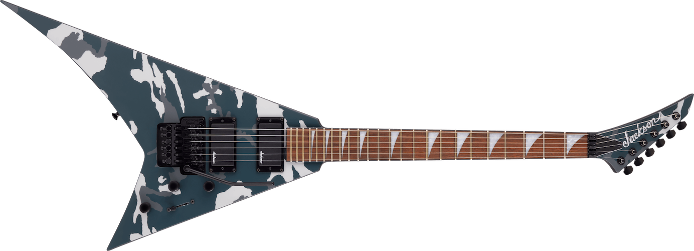 BLEM Jackson X Series Rhoads RRX24 Camo, Laurel Fingerboard, Black Camo