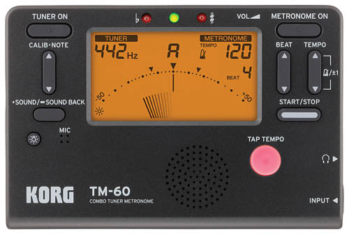 Korg TM60 Black Tuner & Metronome