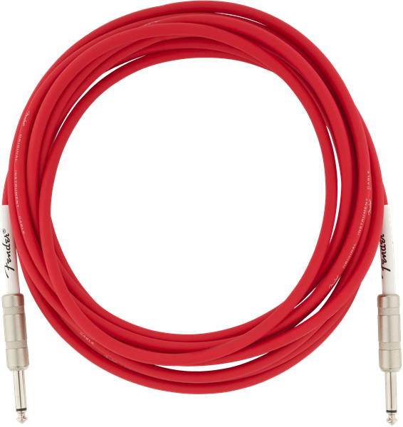 Fender Original Series Instrument Cable, 18.6', Fiesta Red