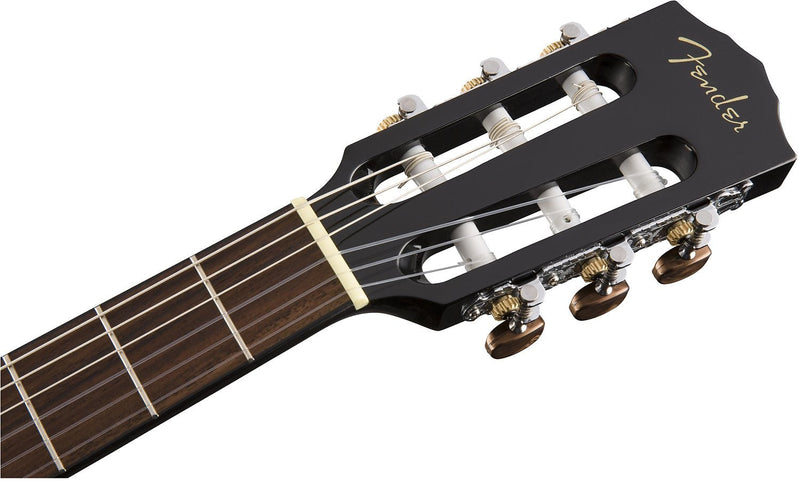 Fender CN-60S Nylon, Walnut Fingerboard, Black
