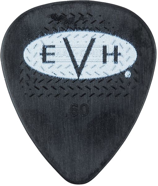EVH® Signature Picks, Black/White, .60 mm, 6 Count