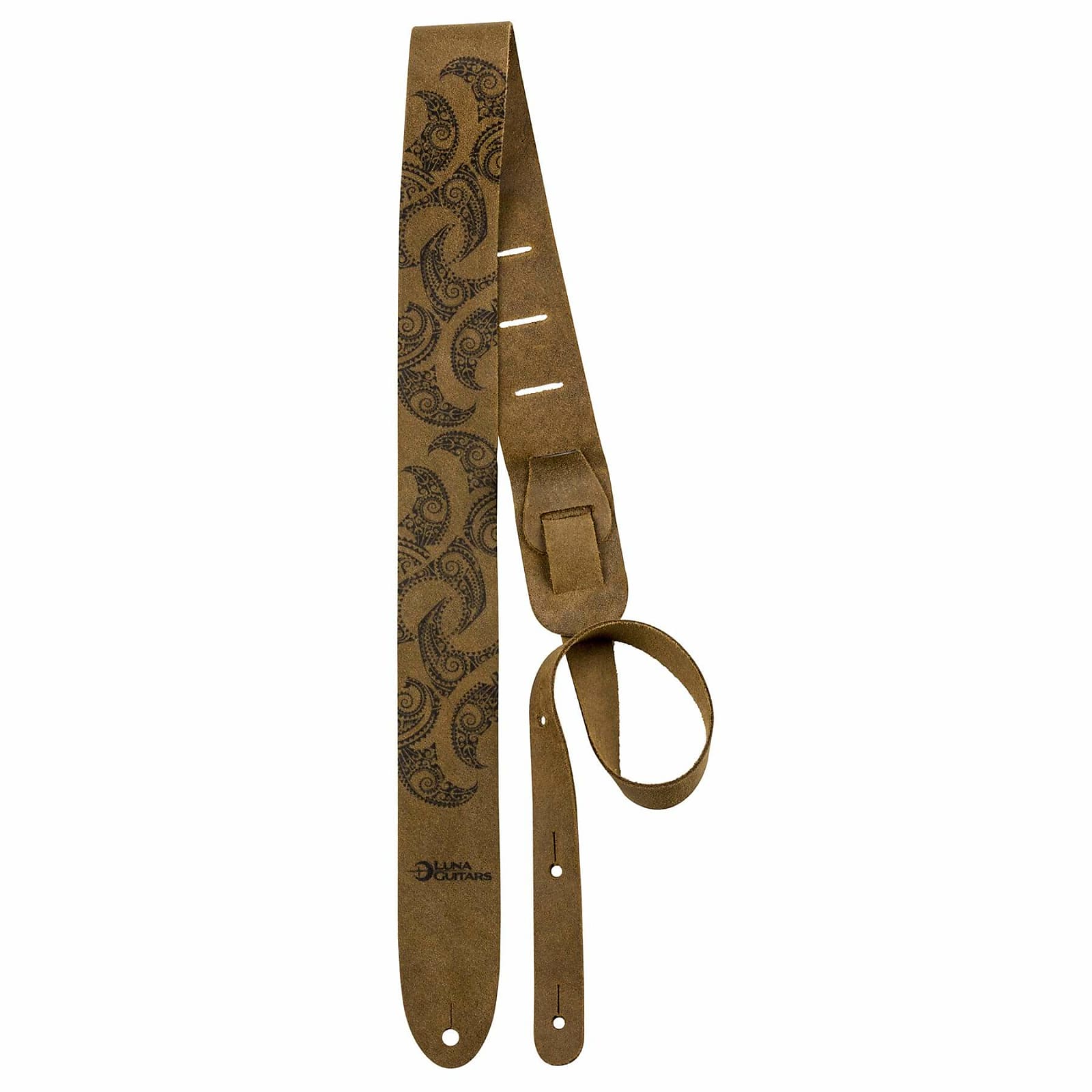 Luna Guitar Strap Leather Brown