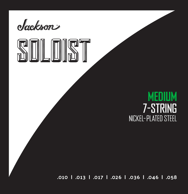 Jackson Soloist Strings 7 String, Medium .010-.058